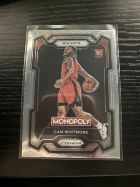 Panini Prizm Monopoly Cam Whitmore Base Recrue Rc Houston