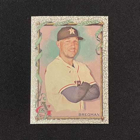 2023 Topps Allen Ginter Alex Bregman Foil Filigree 36 Houston Astros