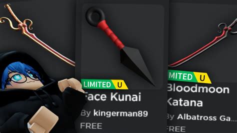 Buruan Item Gratis Limited Baru Kunai Face Bloodmoon Katana