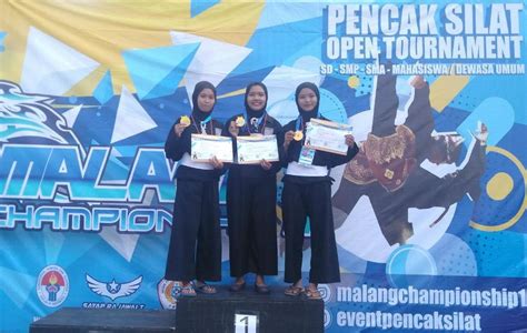 Tiga Mahasiswa IAIN Tulungagung Juarai Turnamen Pencak Silat Tingkat