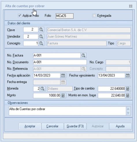 ¿cómo Dar De Alta Cuentas Por Cobrar Portal De Clientes Siigo Aspel