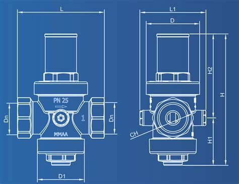 Reductor De Presiune Rtm Cu Piston Pn Nichelat Roterm