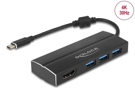 Tragant Produkte 63931 Delock USB 3 2 Gen 1 Adapter USB Type C Zu 3 X