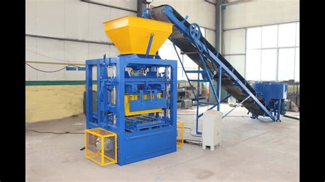 Qtf Semi Automatic Concrete Cement Hollow Block Moulding Machine