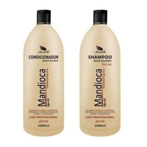 Kit Shampoo E Condicionador Mandioca Aramath Professional L Submarino