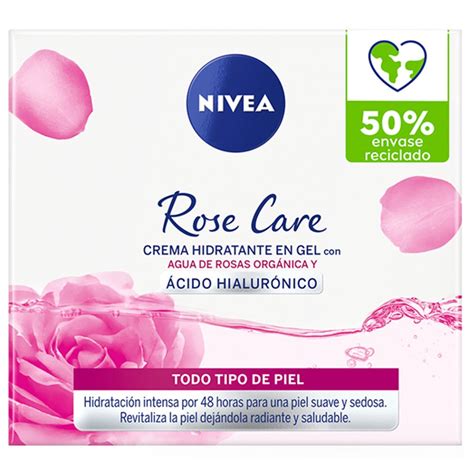 Nivea Rose Care Crema Hidratante En Gel Para Todo Tipo De Piel X 50ml