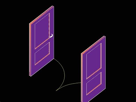 Double Door For Structural Buildings In DWG (11.19 KB) | CAD library