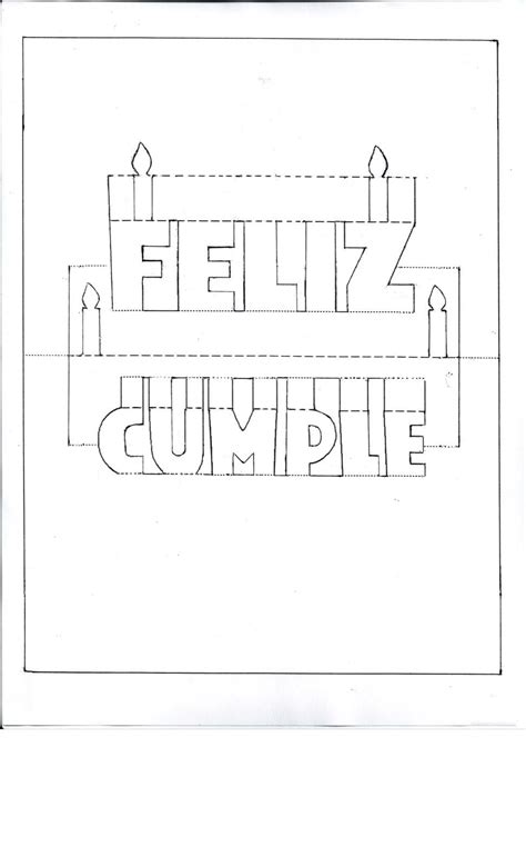 Moldes Plantillas Feliz Cumpleaños