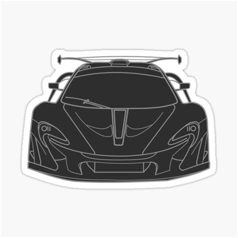 "McLaren P1" Sticker for Sale by Aurealis | Redbubble