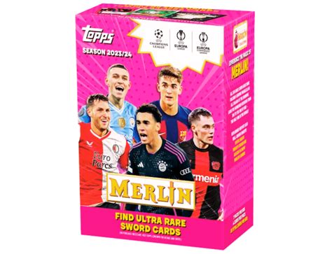 2023 24 Topps Merlin UEFA Club Competitions Value Box