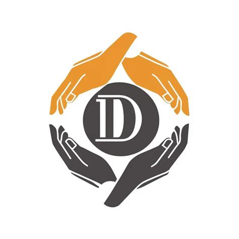Logo Design For Dazzling Designs Circular Hands Embracing D Typography