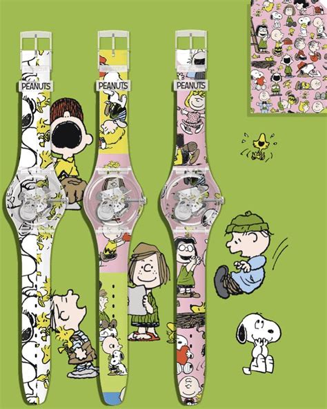 Swatch X Peanuts Snoopy Watch Snoopy And Woodstock Swatch