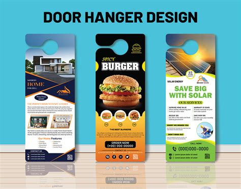 Door Hanger Design Bundle Behance