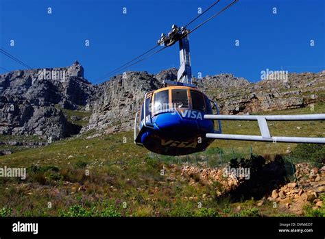 Table mountain cable car Stock Photo - Alamy