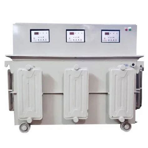 Three Phase Air Cooled Servo Stabilizers For Commercial Kva At