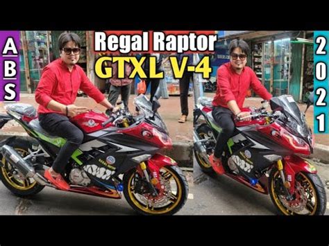 Regal Raptor GTXL V 4 ABS আখউডয সবপনর রজকয বইক ডলভরTop