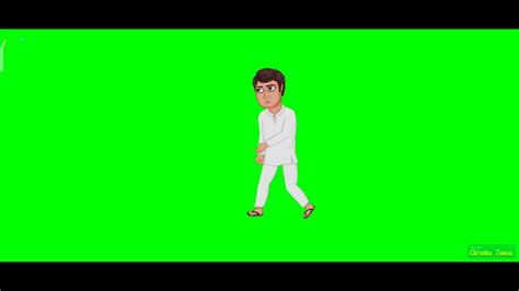 Green Screen Cartoon Character Youtube