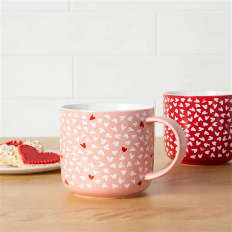 Stoneware Hearts Mugs Shop Target S Valentine S Day Decorations