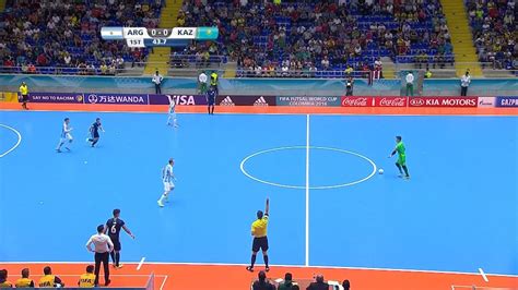 Video Futsal World Cup Keeper S Ridiculous Run Gives Goal Away