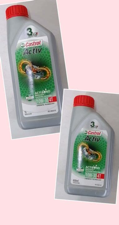 Castrol Activ 10w 30 4t 800ml1ltoriginal Lazada Ph
