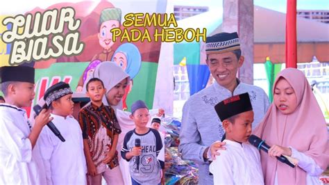 Wow Keseruan Bermain Kuis Bersama Anak Yatim Dhuafa Di Rumah