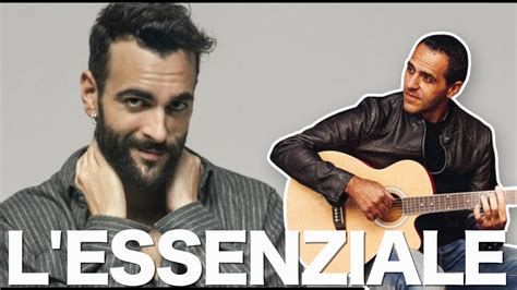 L Essenziale Marco Mengoni Chitarra Youtube