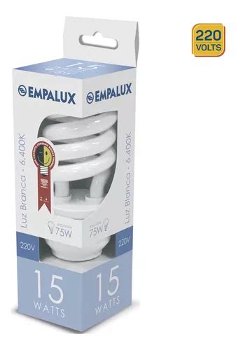 Lâmpada Fluorescente Espiral 15w 220v Empalux Cor da luz Branco neutro