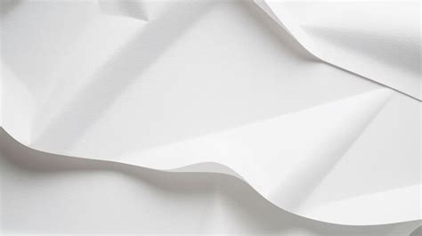 Premium AI Image | A white sheet of fabric with a white background.