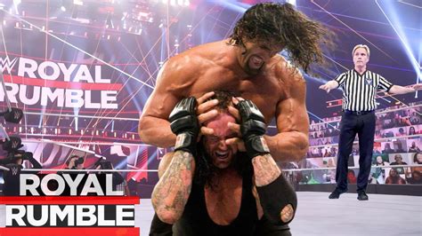 The Great Khali Vs The Undertaker WWE Royal Rumble Full Match YouTube