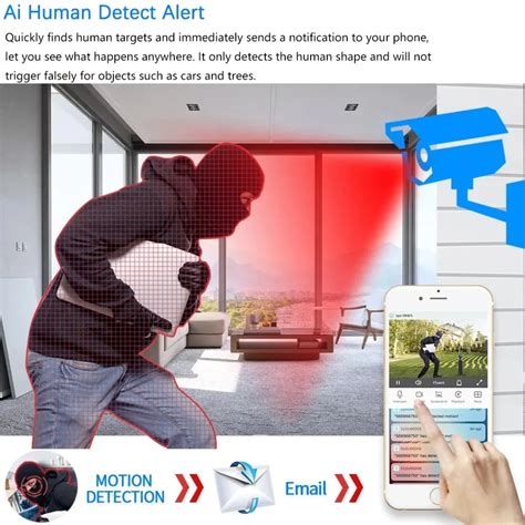 WNGPNG 5MP WiFi Outdoor Security Camera with Audio Recording Wireless ...