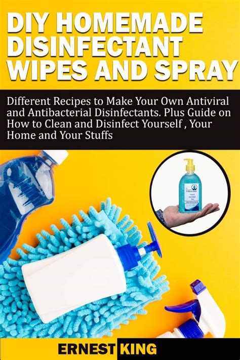 Diy Homemade Disinfectant Wipes And Spray Different Recipes To Make