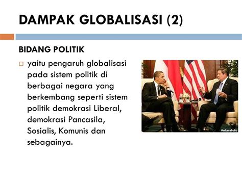 Dampak Globalisasi Di Bidang Politik Berbagi Informasi