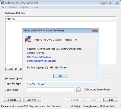 Aide PDF to DWG Converter pdf转dwg转换器 免费版v11 0 下载 当游网