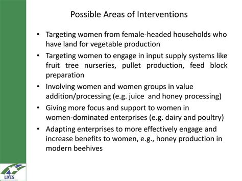 Ppt Mainstreaming Gender In Lives Value Chain Development