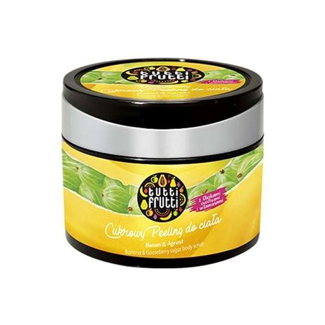 Farmona Tutti Frutti cukrowy peeling do ciała Banan Agrest 300 g