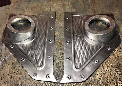 1960 1966 Chevrolet C 10 Pleated Kick Panels A2 Metal Fab