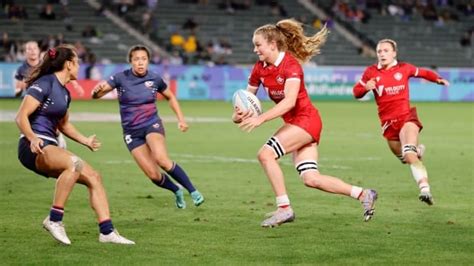 Canadian Womens Rugby 7s Team Finishes 4th In Los Angeles With Loss To