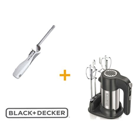 Faca Elétrica KFEK100T Black Decker 127v Batedeira Portátil BAT300P