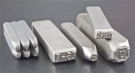 Custom Steel Stamps and Type for Part Marking