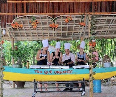 From Hoi An Local Market Basket Boat Ride And Cooking Class