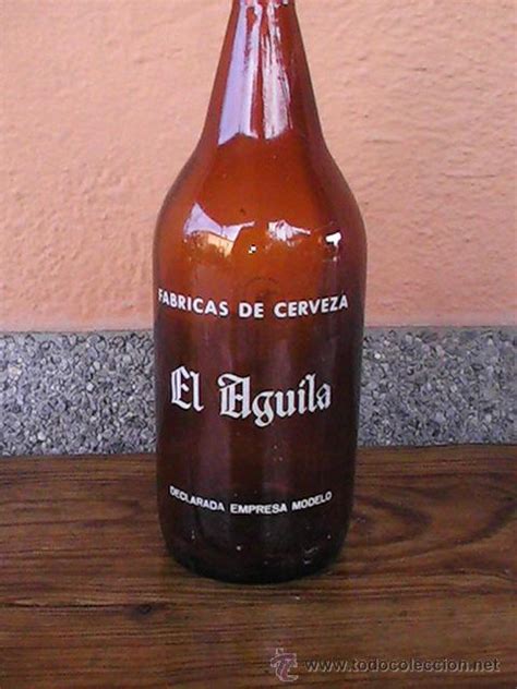 Botella De Cerveza El Aguila 1 Litro Comprar Botellas Antiguas En