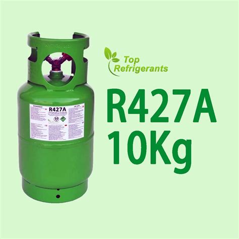 R427A 10 Kg Refrigerant Gas Refillable Cylinder Top Refrigerants