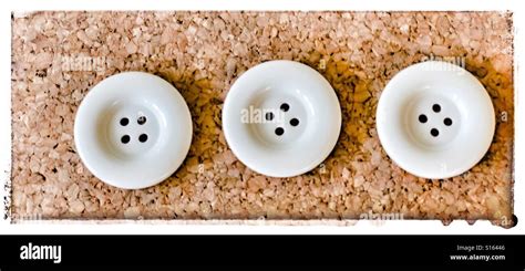 Three Buttons Side By Side Stock Photo Alamy