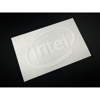 Intel Logo Decal Cutout Vinyl Sticker Shopee Philippines