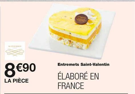 Promo Entremets Saint Valentin Chez Monoprix ICatalogue Fr