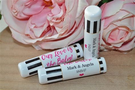 Bridal Shower Lip Balm Label Favors Wedding Favors Bachelorette Party Engagement Party Favors