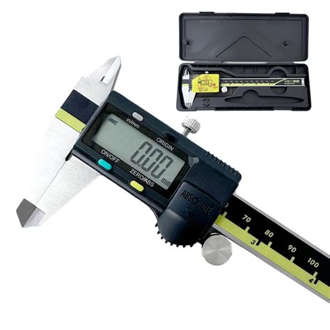 Caliper Digital Vernier Medi O Eletr Nica A O Inoxid Vel Lvd Abs