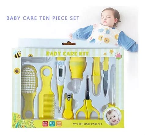 Kit De Higiene Para Beb S Reci N Nacidos Amarillo Unisex Kit De