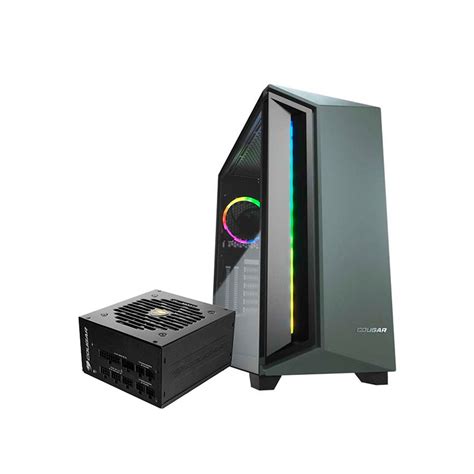 Cougar Dark Blader X7 Midnight Green GEX650 650W Bundle