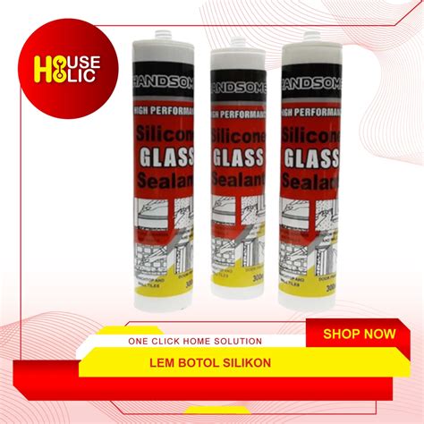 Jual Lem Silicone Sealant Botol Lem Silikon Silicon Lem Kaca Botol